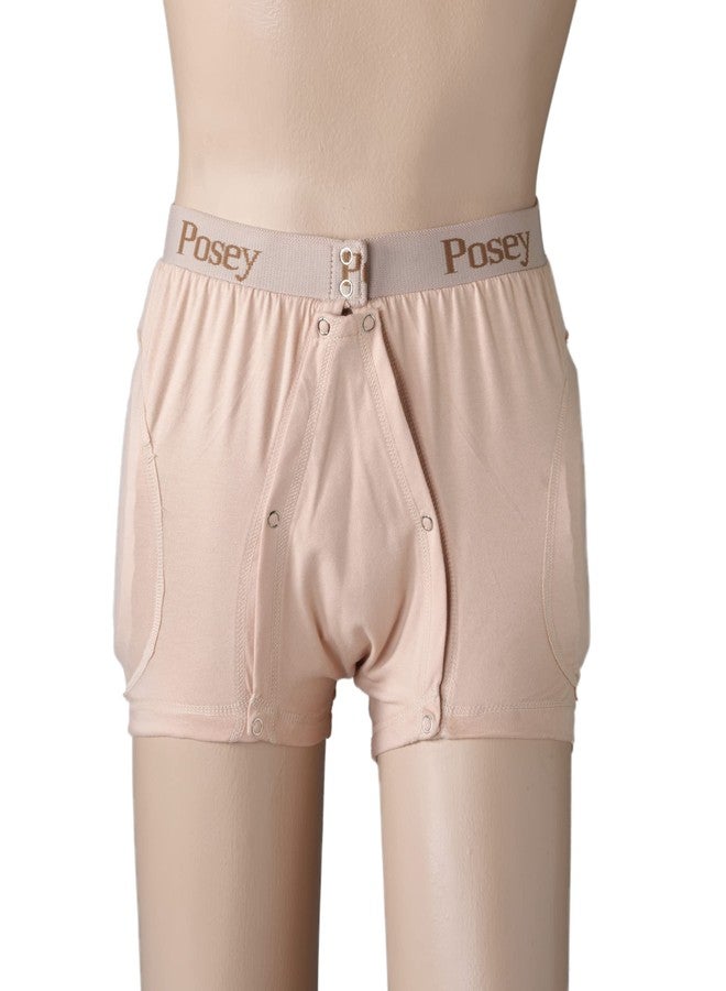 بوسي سراويل داخلية TIDI Posey Hipsters لسلس البول، للجنسين، مقاس متوسط - الكمية: 1 - قابلة للغسل، مريحة، وسادات حماية الورك منخفضة الارتفاع - واقيات الورك لرعاية المسنين وكبار السن والرعاية المنزلية (6017M) - Image 1